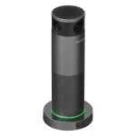 ROCWARE RC360 360&deg; panoraminė Wi-Fi IP kamera, 1080P Full HD, dvipusis garsas, naktinis matymas, skirta patalpoms