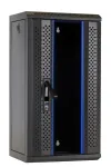 DSIT DS10-3312 12U 10 colių sieninis serverių kabinetas su stiklo durimis, 312x310x618 mm, juodas
