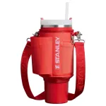 STANLEY All-Day Quencher Carry-All ne&scaron;iojimo dėklas 1,18 L termo puodeliui su &scaron;iaudeliu, koralų raudonai oranžinės spalvos