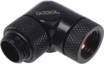 Alphacool HF 90&deg; rotacinis adapteris G1/4 i&scaron;orinis į G1/4 vidinį - Deep Black 17057