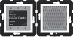 HAGER WAN6110WM Radio Touch UP DAB+ Bluetooth garsiakalbis, įleidžiamas į sieną