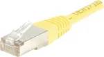 EXERTIS CONNECT Cat6 F/UTP komutacinis kabelis, geltonas, 2,0 m, plonas lenkimo reljefas 842201