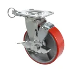 Wagner design yourself sunkiasvoris pasukamasis ratukas RO 0115 raudonas 100 mm 150 kg 4011501