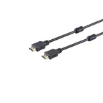 S CONN MAXIMUM CONNECTIVITY 77478-15-FERRIT HDMI kabelis, HDMI A ki&scaron;tukas&ndash;HDMI A ki&scaron;tukas, paauksuoti kontaktai, ferito &scaron;erdis, Full HD, Ultra HD, 3D, HEAC, 15 m