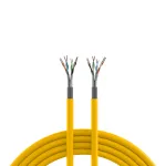INFRALAN Cat.7A 1250 AWG22 S/FTP 4P CPR Dca 25Gbit/s paruo&scaron;tas rapsų geltonumo RAL1021, 500m 999833.500-CPR