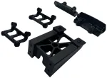 Reely RE-9043710 buferių rinkinys 1:10 RC automobiliams (priekinis ir galinis, juodas)