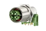 METZ Connect MMT471A315 8 polių PCB gnybtų blokas, 3,5 mm žingsnis, varžtinis sujungimas, žalias
