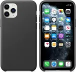 CYOO Alcantara dėklas Apple iPhone 11 Pro Max - juodas - apsauginis dangtelis (CY121184)