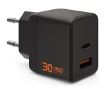 UAG Urban Armor Gear SRGE GaN sieninis įkroviklis 30W PD USB-C/USB-A, juodas, 9B443511V4040