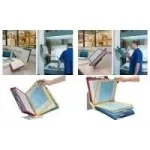 DURABLE VARIO PRO 10 A4 dokumentų laikiklis su stovu, 10 panelių, pilkas/juodas 557900
