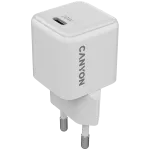 CANYON CU20C GaN 20W 1xPD EU baltas įkroviklis