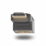 StarTech.com HDMI 2.0 adapteris, nuleidžiamas kampu, vyri&scaron;kas į moteri&scaron;ką, vertikalus 90 laipsnių kampu, HDMI prievado apsaugotojas, 4K 60Hz, didelės spartos HDMI jungties prailginimas, M/F