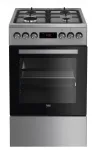 Dujinė-elektrinė viryklė BEKO FSM52330DX 5 degiklių 60 cm, energijos klasė A
