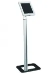 Techly ICA-TBL 1501 grindinis apsauginis plan&scaron;etės stovas 9,7&ndash;10,1 colio (25,6 cm) plan&scaron;etėms, aliuminis, VESA 75x75, sidabrinis