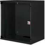 Sieninis tinklo stovas ROLINE 19 colių 12U, 540x400 mm, pagrindinis komplektas, juodas