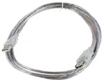 Microconnect USBAAF2T USB 2.0 prailginimo laidas 1,8 m USB A skaidrus