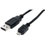 USB kabelis S/CONN 14-11025 USB 2.0 1m Juodas