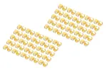 DIGITUS - Kabelclips mit Farbcodierung - f&uuml;r Patch-Kabel - Gelb (Packung mit 100) (A-CC-Y)
