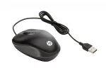 HP USB Travel Mouse, ambidekstrinė, optinė, USB Type-A, 1000 DPI, juoda