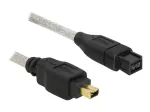 FireWire A/B kabelis DeLOCK 82588 1,0 m pilka