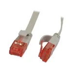 Patch kabelis RJ45 CAT6 250MHz 2m pilkas UTP (U/UTP) PVC plok&scaron;čias Synergy 21
