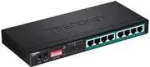 TRENDnet TPE-LG80 - jungiklis nevaldomas - 8 prievadai 10/100/1000 (PoE+) - stalinis - PoE+ (65 W)