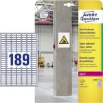 AVERY Zweckform Stark haftende Papier-Etiketten, 24,5x10 mm wei&szlig;, auch f&uuml;r schwierige Oberfl&auml;chen, f&uuml;r den Innenbereich - 1 St&uuml;ck (L7871-20)