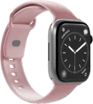 PURO ICON Apple Watch dirželis 4/5/6/7/SE/8/9/10 40/41/42mm (S/M ir M/L) (Dusty Pink)