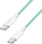 LogiLink USB 2.0 Type-C laidas C/m> C/m nailoninis 60W žalias