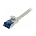 Pataisos laidas RJ45 CAT6A 500MHz 5m pilkas U/FTP plok&scaron;čias TPE Superflex AWG32 Synergy 21