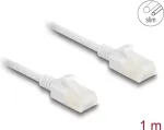 DeLOCK RJ45 Cat.6A tinklo kabelis 1 m baltas