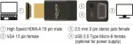 Adapteris DeLOCK 65895 HDMI A į VGA ir 3,5 mm garsas, juodas