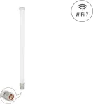 Kryptinė lauko WiFi 7 antena DELOCK 81455 N-type 4,5&ndash;6,6 dBi 32 cm vertikali poliarizacija balta