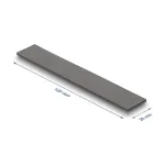 Termo padas DeLOCK 18478 3 W/m&middot;K pilkas 20x120x3 mm