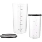 Matavimo puodelių rinkinys ESGE 7150 700 ml, stiklas, silikonas
