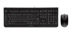 CHERRY DC 2000 Universal USB AZERTY Belgian Juoda &ndash; belaidė klaviatūra ir pelė