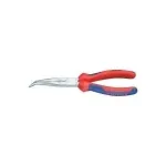 Knipex mechanikos replės 200 mm, forma 2, 40&deg; lenkti, daugiakomponentė rankena, chromuotos