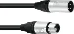XLR garsiakalbio kabelis PSSO 2x2.5 mm 10 m juodas