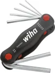 L formos &scaron;e&scaron;iabriaunių raktų rinkinys Wiha 23037, 7 dalių