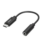 Hama 00300094 garso kabelis 3,5 mm USB Type-C juodas