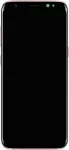 Priekinis LCD modulis Samsung Galaxy S8 SM-G950F, rožinis ekranas