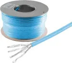Tinklo kabelis ShiverPeaks BS08-85107 CAT 8 S/FTP 2000 MHz 25 m Mėlyna