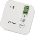 Anglies monoksido detektorius Stabo CO Alarm IV Wireless, maitinamas baterija 3 V, baltas