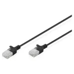 Pataisos kabelis DIGITUS CAT6 U-UTP Slim 3 m, mėlynas