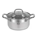 Resto Kitchenware Libra apvalus 3.6 L nerūdijančio plieno puodas