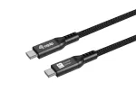 USB4 Gen4x2 C‑C laidas EQUIP 2 m, 80 Gbps, PD 240W, 8K@60Hz, juodas