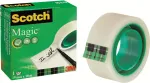 3M Scotch Magic Tape 810, Invisible, 19 mm x 10 m, Core Diameter 25 mm, Matte Finish, 1 Roll