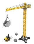 TOY RC CONSTRUCTION CRANE SET CAT 82438