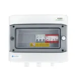 EMITER EM-470_AC Hermetinis IP65 Komplektinis Skirstomasis Įrenginys su Dehn 2 Tipo Vir&scaron;įtampio Ribotuvu, 50A 3 Fazės, RCD A Tipas 63A/300mA