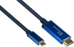 Good Connections GC 4520-CSF015B USB-C į HDMI adapterio kabelis, 4K@60Hz, 1,5 m, juodas